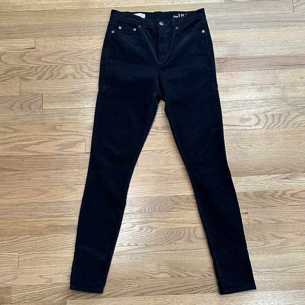 Gap Corduroy Black Skinny Jeans